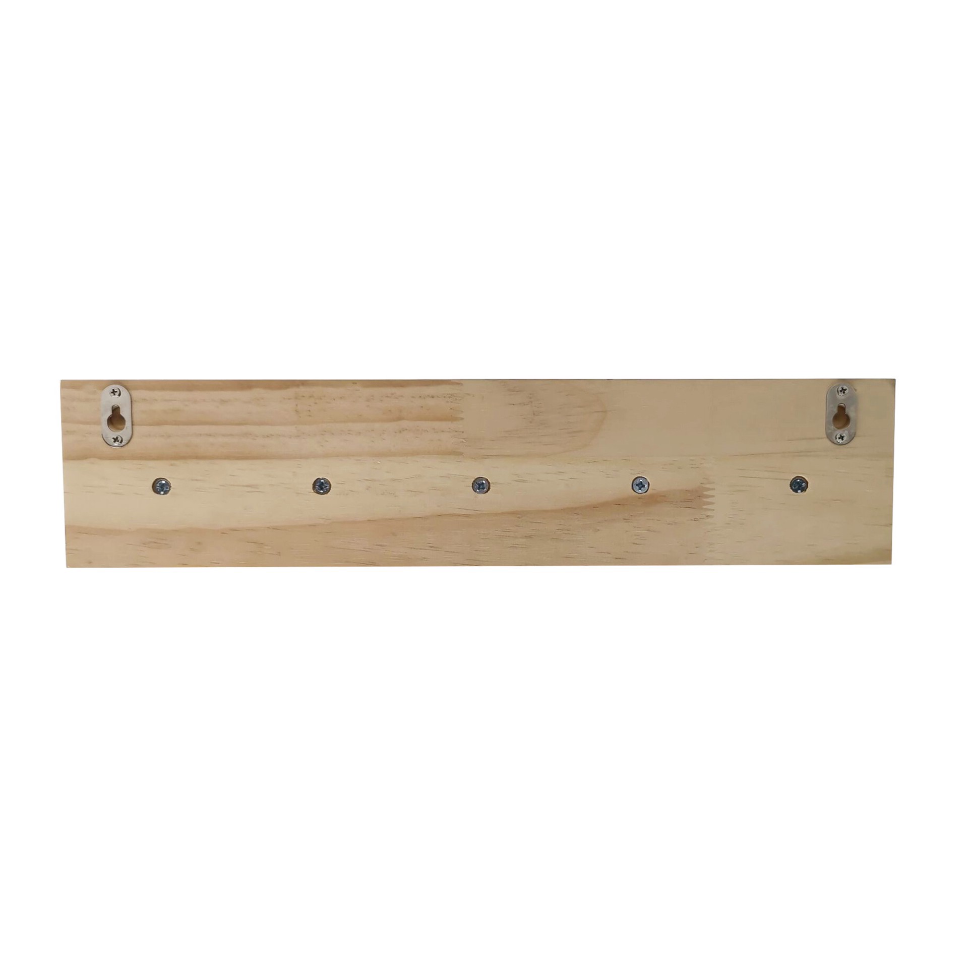 slide 3 of 3, 15.5" Pinewood Peg Shelf By Make Market, 15.5 in