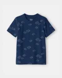 Carters Toddler Boy Fish T-Shirt - Blue Navy 5T