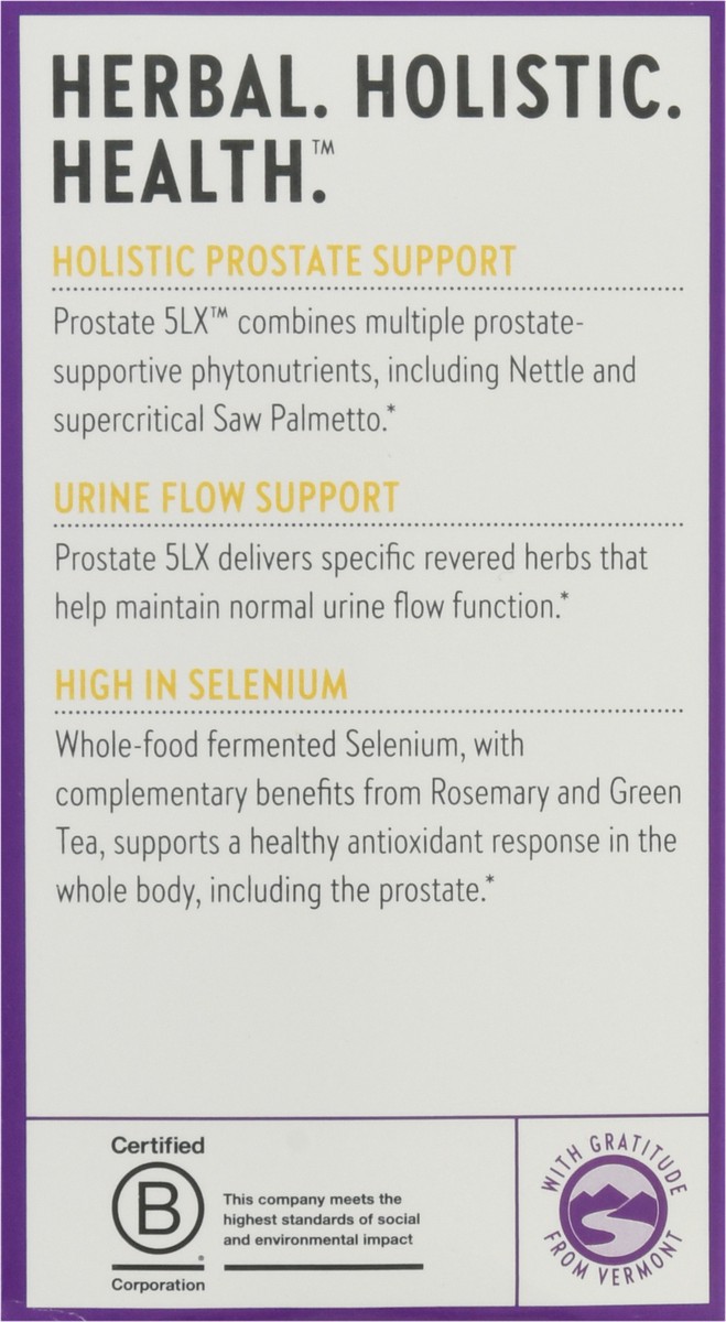 slide 11 of 12, New Chapter Vegetarian Capsules Saw Palmetto Blend Prostate 5LX 60 ea, 60 ct