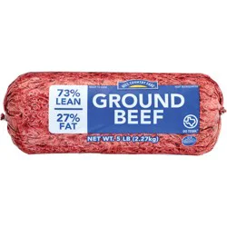 Hill Country Fare Ground Beef, 73% Lean