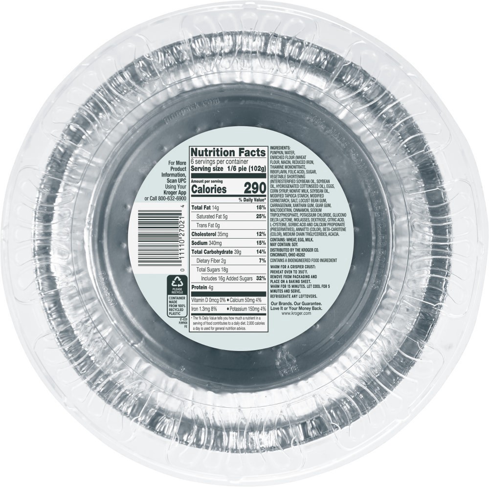 slide 2 of 2, Bakery Fresh Pumpkin Pie, 8 in