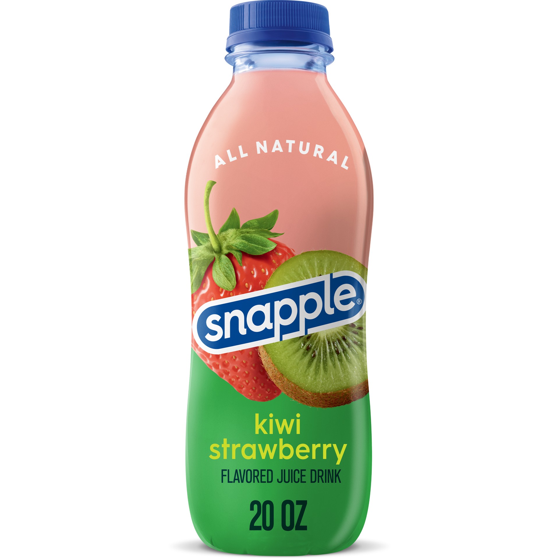 slide 1 of 3, Snapple Kiwi Strawberry Juice Drink, Recycled Plastic Bottle - 20 fl oz, 20 fl oz