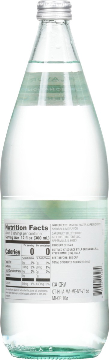 slide 7 of 14, Cadia Lime Italian Mineral Water - 33.8 oz, 33.8 oz