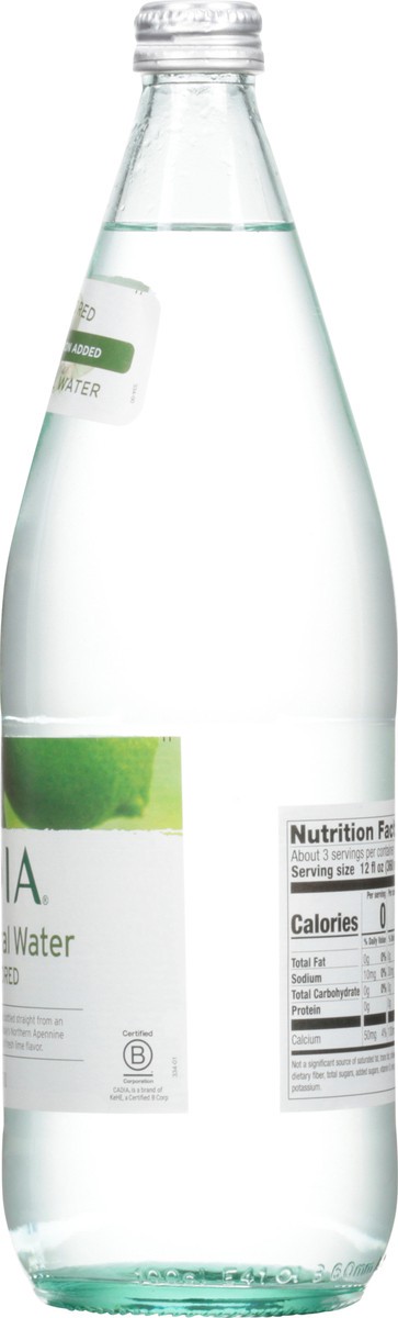 slide 14 of 14, Cadia Lime Italian Mineral Water - 33.8 oz, 33.8 oz