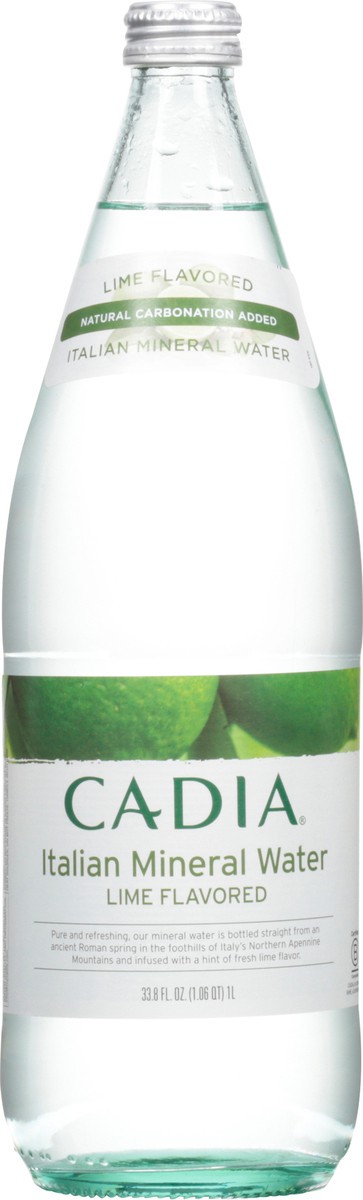 slide 2 of 14, Cadia Lime Italian Mineral Water - 33.8 oz, 33.8 oz