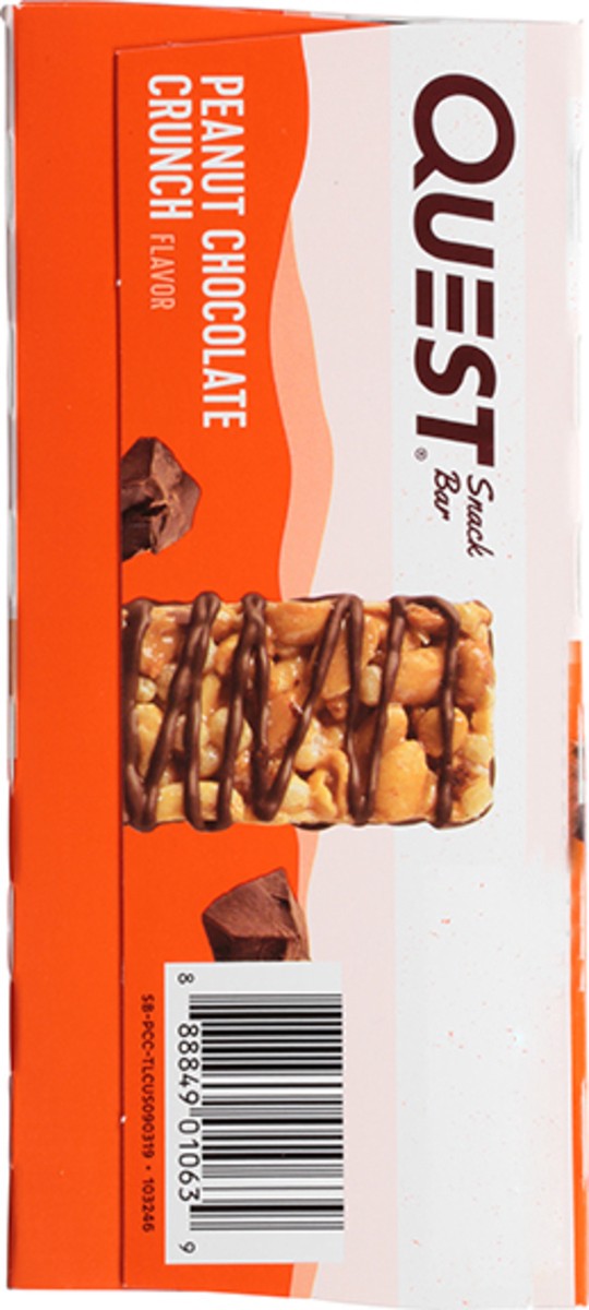 slide 6 of 13, Quest 12 Pack Peanut Chocolate Crunch Flavor Snack Bar 12 ea, 1 ct