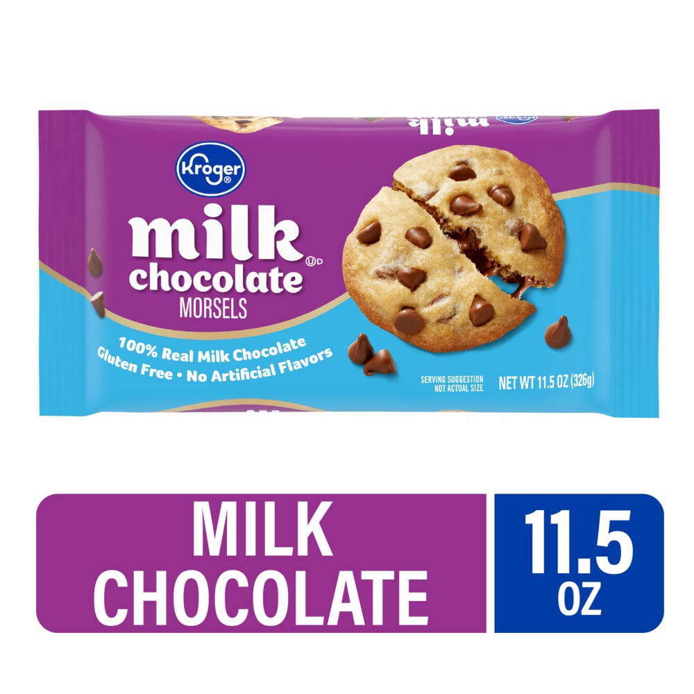 slide 2 of 2, Kroger Milk Chocolate Baking Chips, 11.5 oz