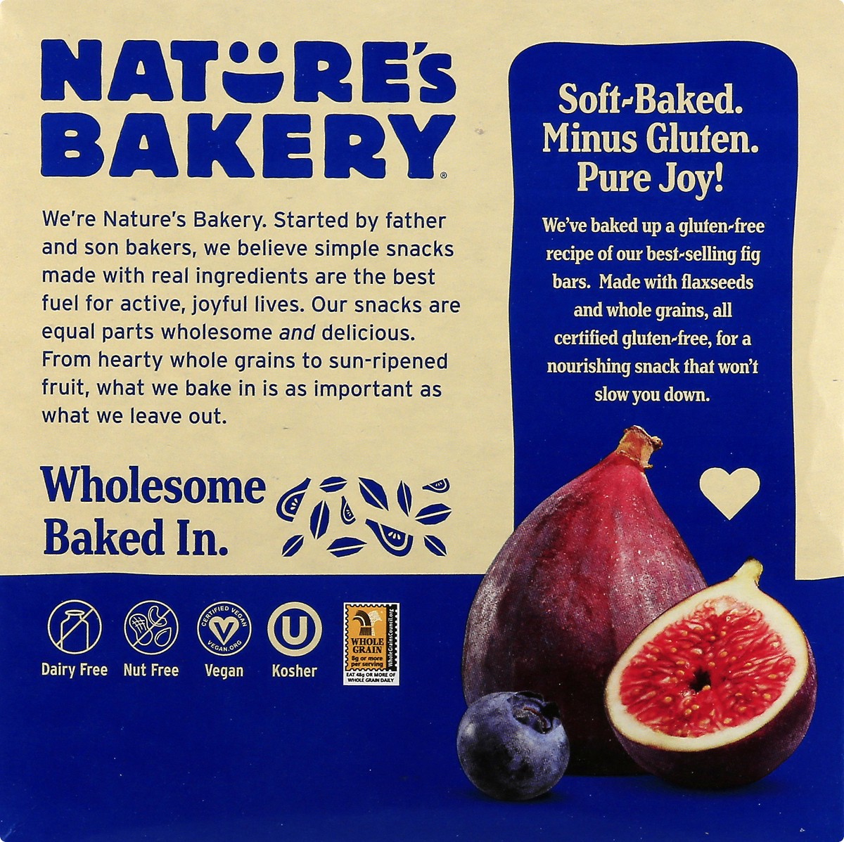 slide 6 of 9, Nature's Bakery Blueberry Gluten Free Fig Bars, Snack Bars, 6 Ct, 6 ct