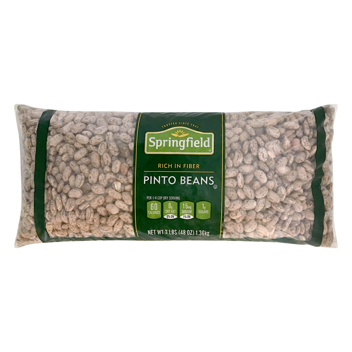 slide 1 of 1, Springfield Pinto Beans, 48 oz