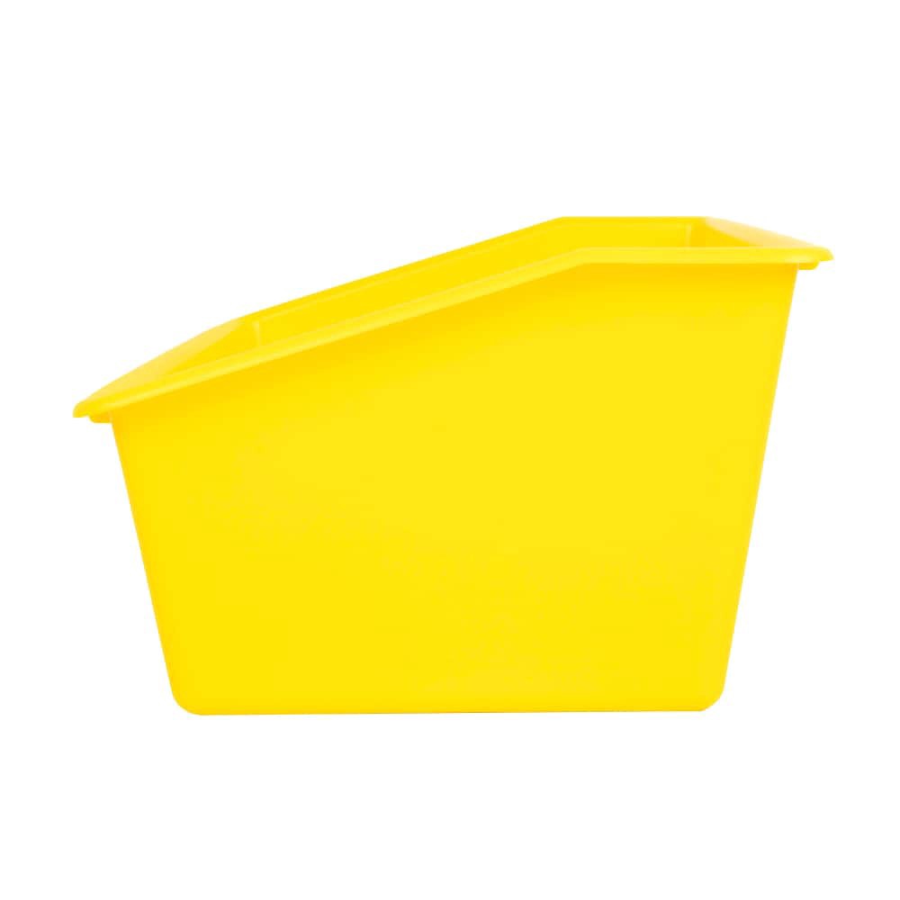slide 2 of 4, Office Works Plastic Book Bin - Yellow, 1 ct