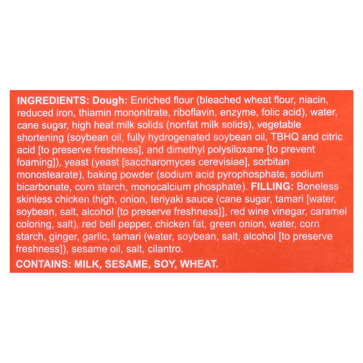 slide 4 of 13, Wow Bao Steamed bun filled with roasted chicken, bell peppers, green onion and sweet teriyaki sauce, 10 oz