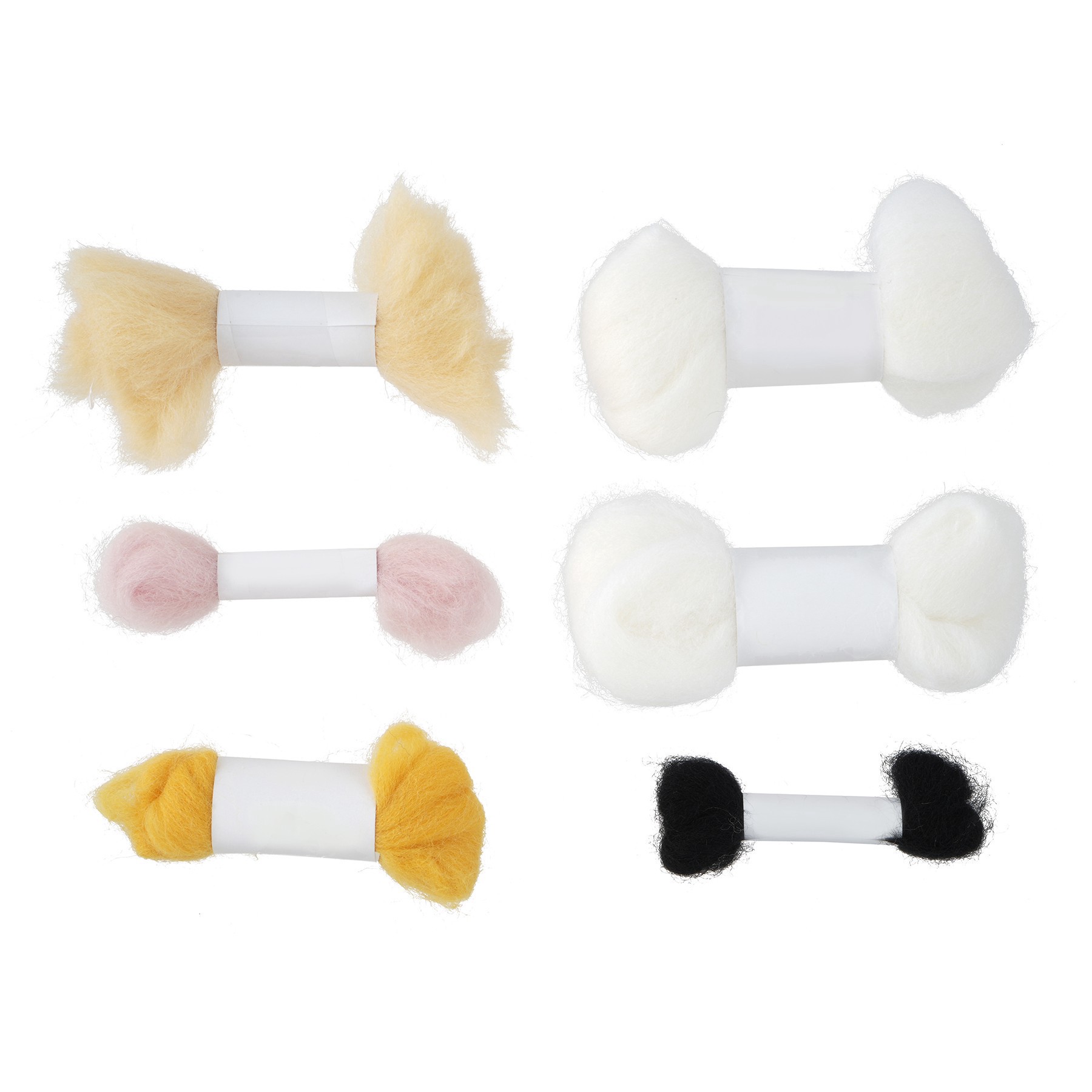 slide 2 of 4, Mouse Felting Kit By Loops & Threads, 3 in