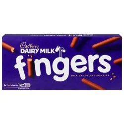 Cadbury Dairy Milk Fingers Milk Chocolate Biscuits 114 g