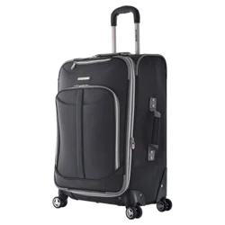 Olympia Tuscany 25-Inch Spinner Rolling Case - Black