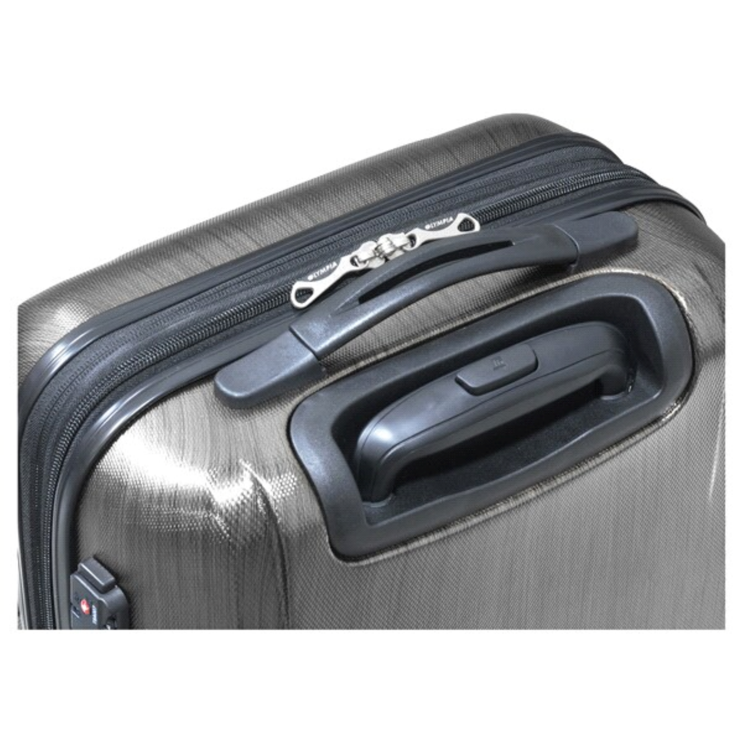 slide 3 of 5, Olympia Aerolite 25 Mid-size Spinner Luggage Gray, 1 ct