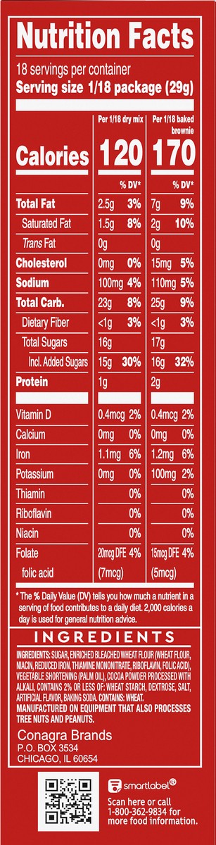 slide 7 of 13, Duncan Hines Family Size Dark Chocolate Fudge Brownie Mix 18.2 oz, 18.2 oz