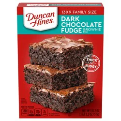 Duncan Hines Brownie Mix, Dark Chocolate Fudge, 18.2 oz.