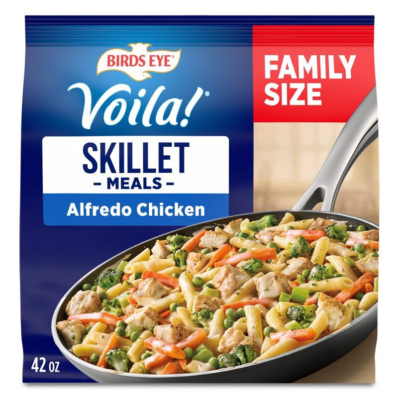 slide 1 of 6, Birds Eye Voila! Frozen Family Size Alfredo Chicken - 42oz, 42 oz