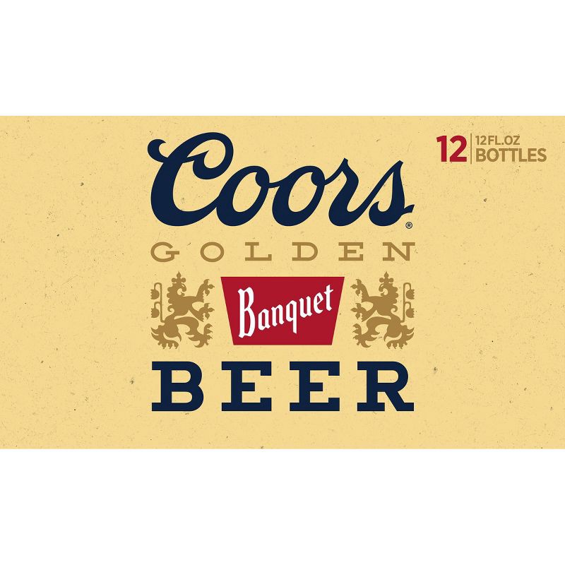 slide 5 of 7, Coors Banquet Lager Beer - 12pk/12 fl oz Bottles, 12 ct; 12 fl oz
