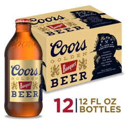 Coors Banquet Lager Beer - 12pk/12 fl oz Bottles
