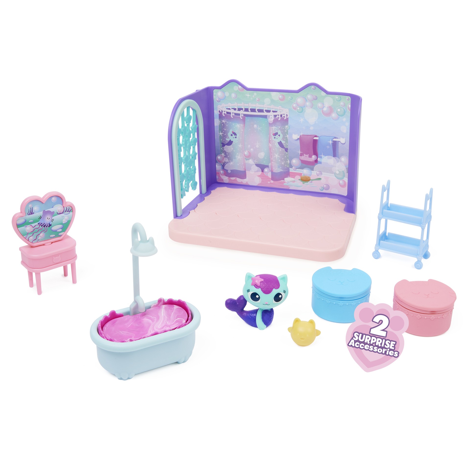 Gabby's Dollhouse Deluxe Room Bathroom Playset 1 ct