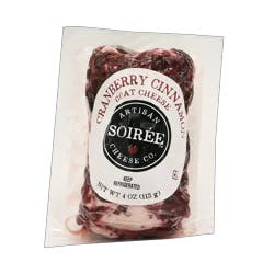 Soiree Artisan Cheese Cranberry Cinnamon Goat Cheese