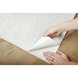 RoomMates Twig Hygge Herringbone Peel & Stick Wallpaper