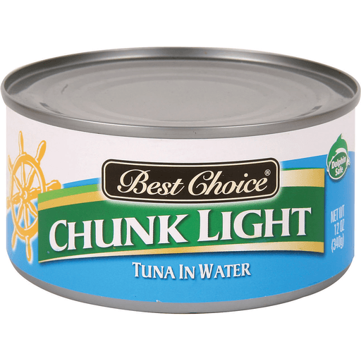 slide 1 of 1, Best Choice Chunk Light Tuna in Water, 12 oz