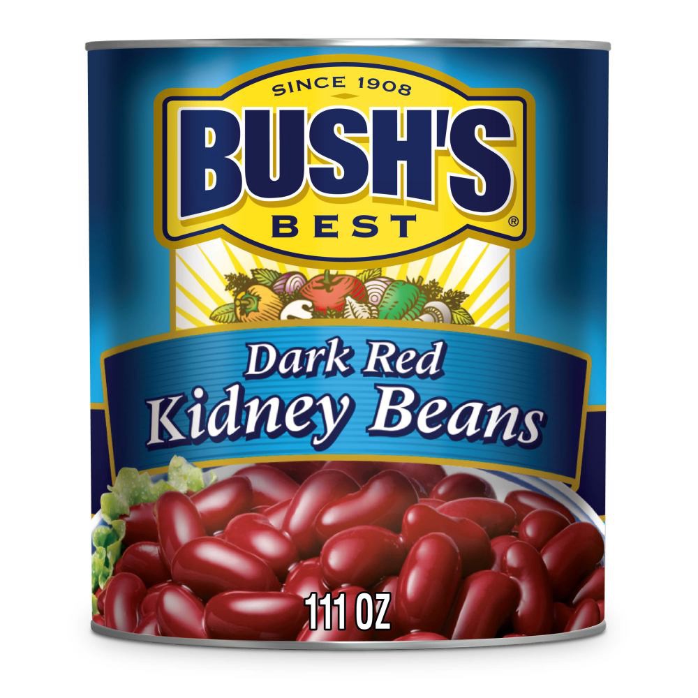 slide 1 of 8, Bush's Best Bush's Dark Red Kidney Beans 111 oz, 111 oz