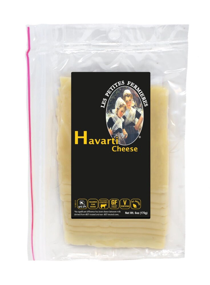 slide 1 of 3, Les Petites Fermieres Havarti Cheese, 6 oz