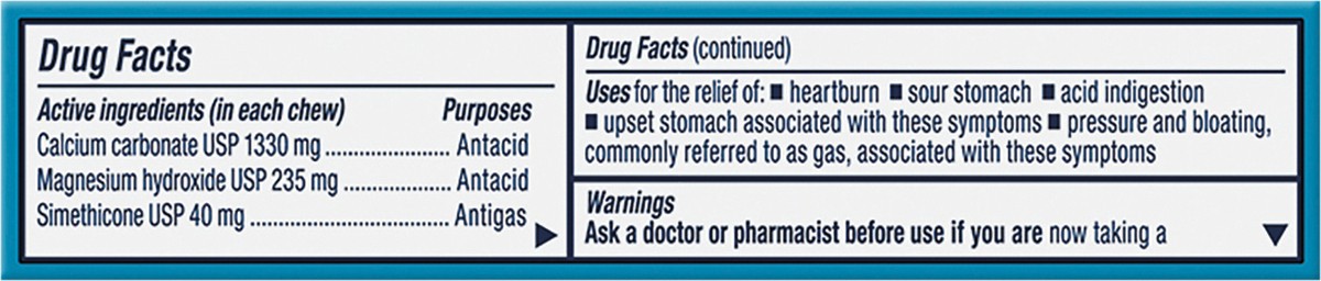 slide 4 of 7, Rolaids Advanced Multi-Symptom Softchews Mixed Berry 6 ct., 6 ct
