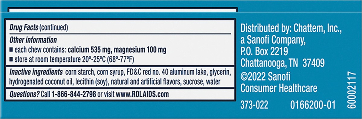 slide 3 of 7, Rolaids Advanced Multi-Symptom Softchews Mixed Berry 6 ct., 6 ct