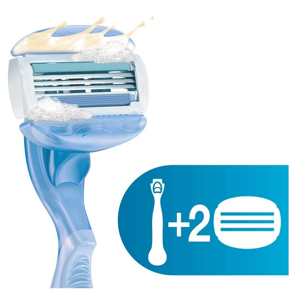 slide 8 of 8, Venus Comfortglide Razor Vanilla, 2 ct