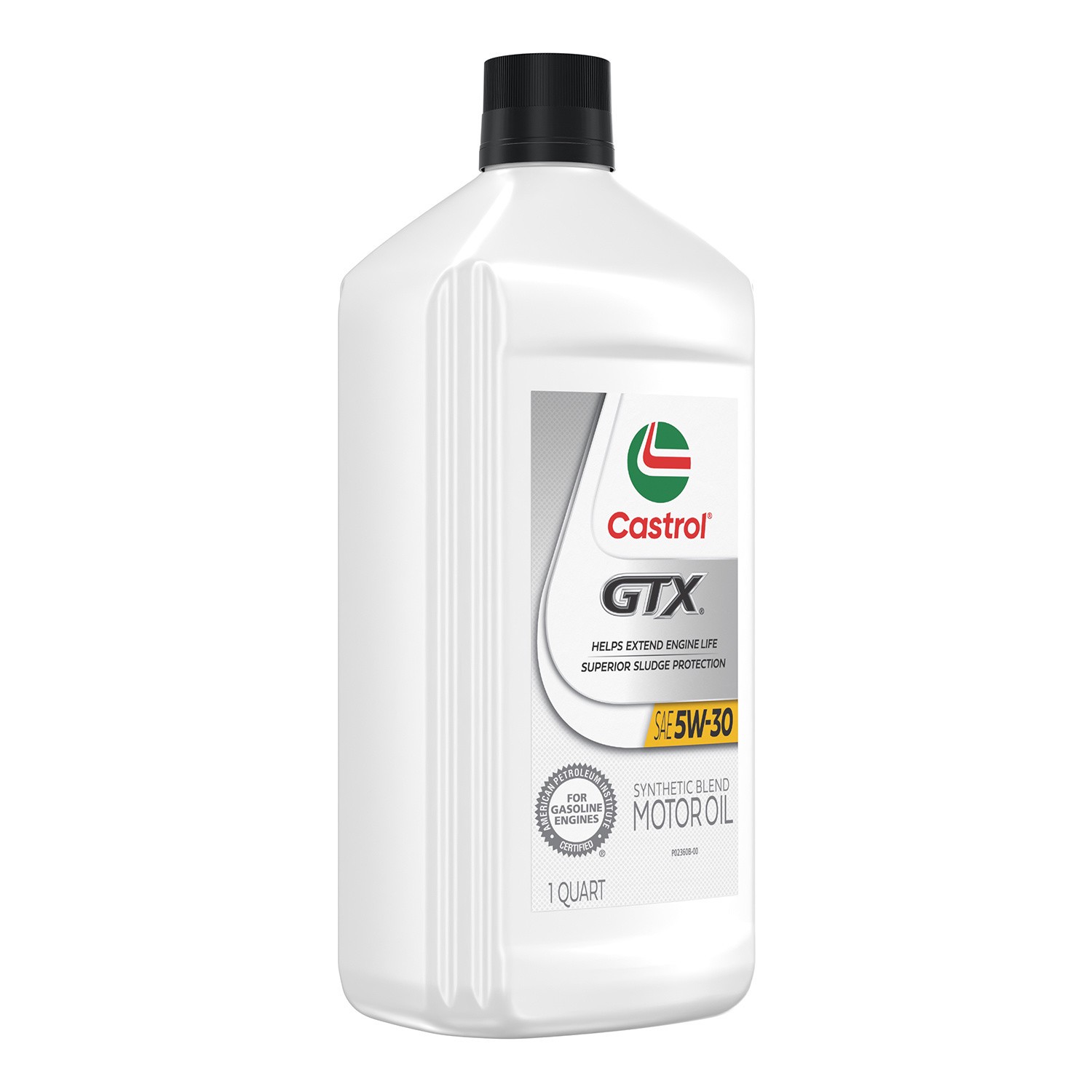 slide 3 of 10, Castrol GTX 5W-30 Synthetic Blend Motor Oil, 1 Quart, 32 fl oz
