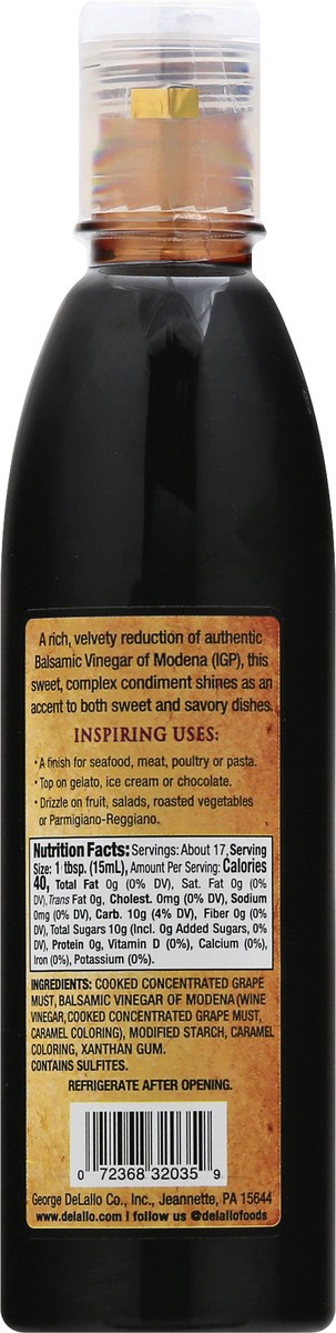 slide 6 of 10, Delallo Modenacrem Balsamic Glaze, 8.5 oz