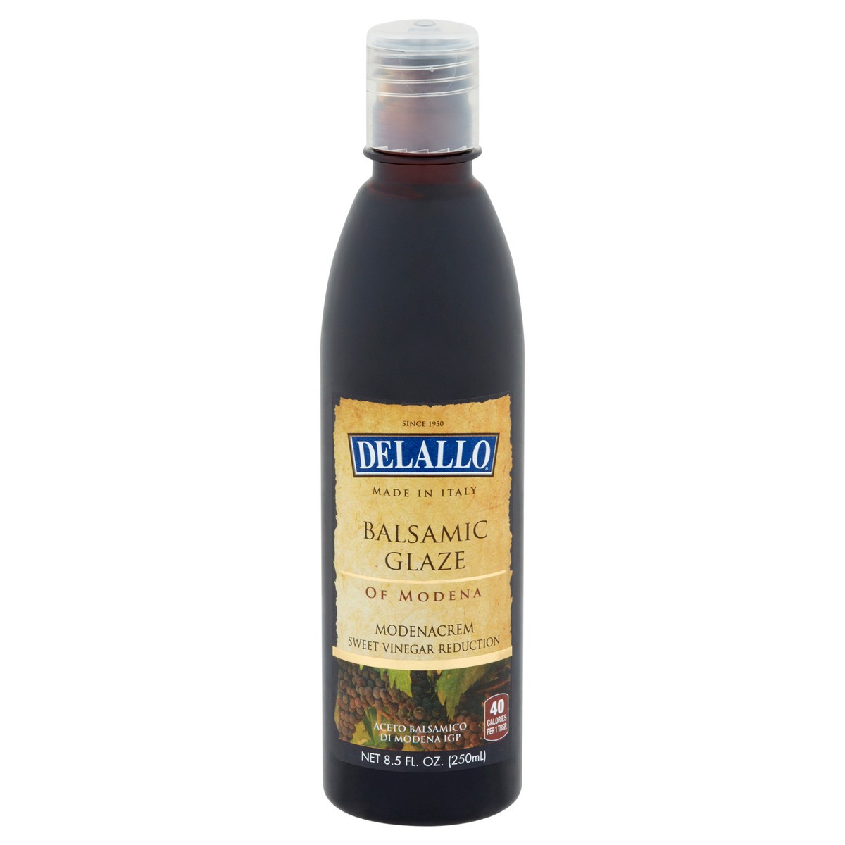 slide 1 of 10, Delallo Modenacrem Balsamic Glaze, 8.5 oz