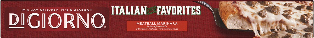 slide 10 of 10, DiGiorno Italian Style Favorites Meatball Marinara Pizza 27.9 oz, 27.9 oz