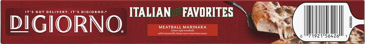 slide 8 of 10, DiGiorno Italian Style Favorites Meatball Marinara Pizza 27.9 oz, 27.9 oz