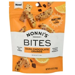 Nonni's Biscottini Dark Chocolate Orange Bites 4.8 oz
