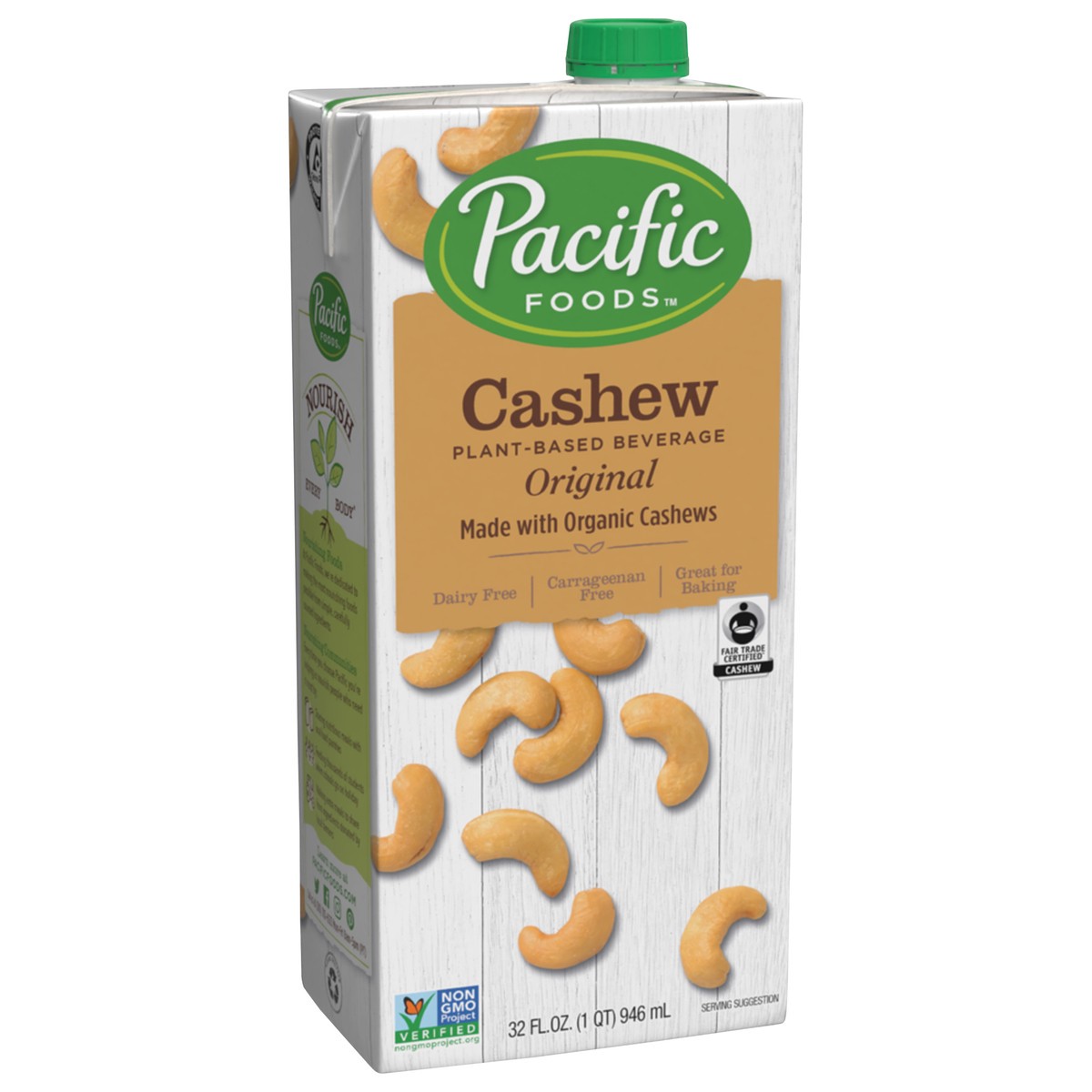 slide 10 of 10, Pacific Foods Pacific Natural Foods Original Cashew Milk, 32 oz