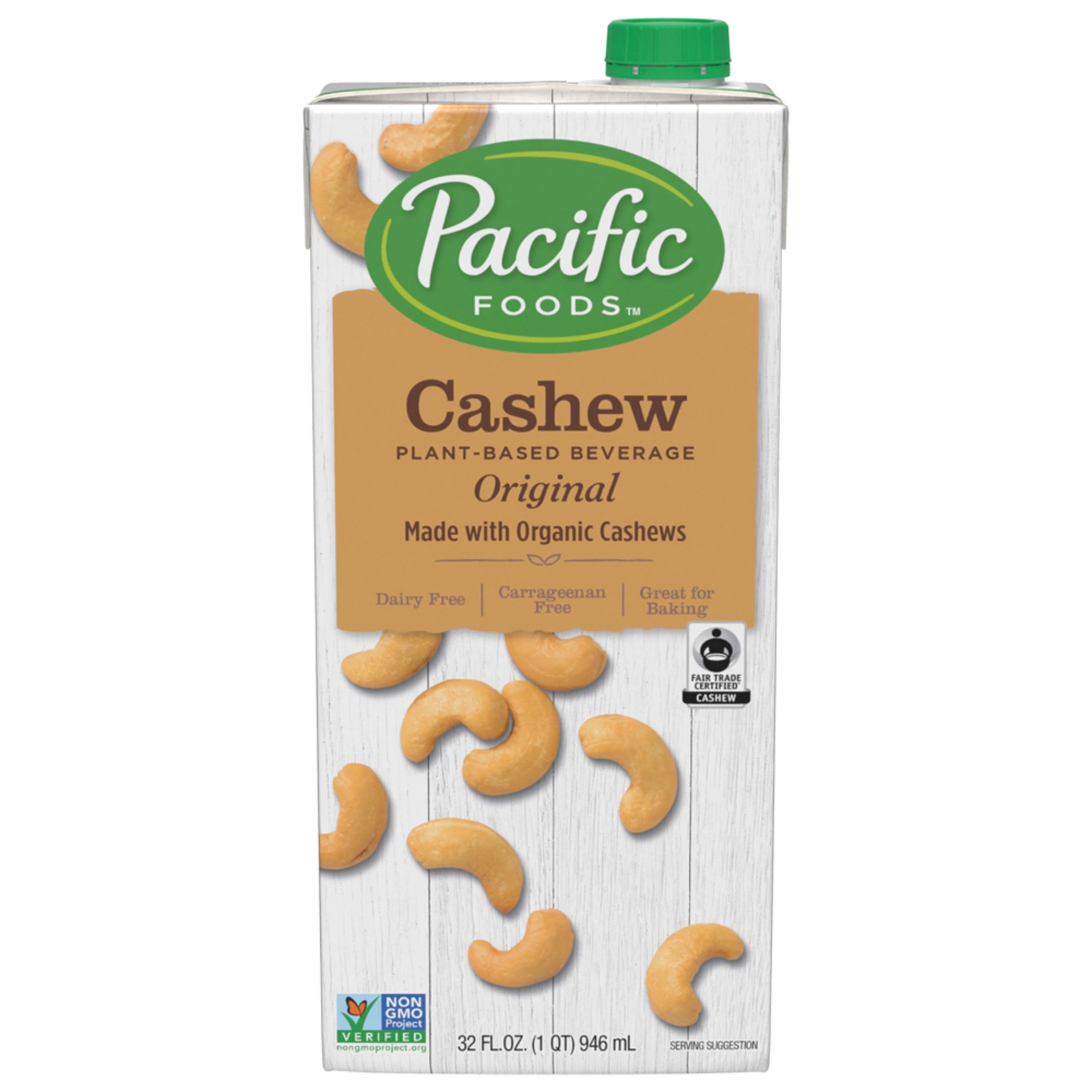 slide 1 of 10, Pacific Foods Pacific Natural Foods Original Cashew Milk, 32 oz