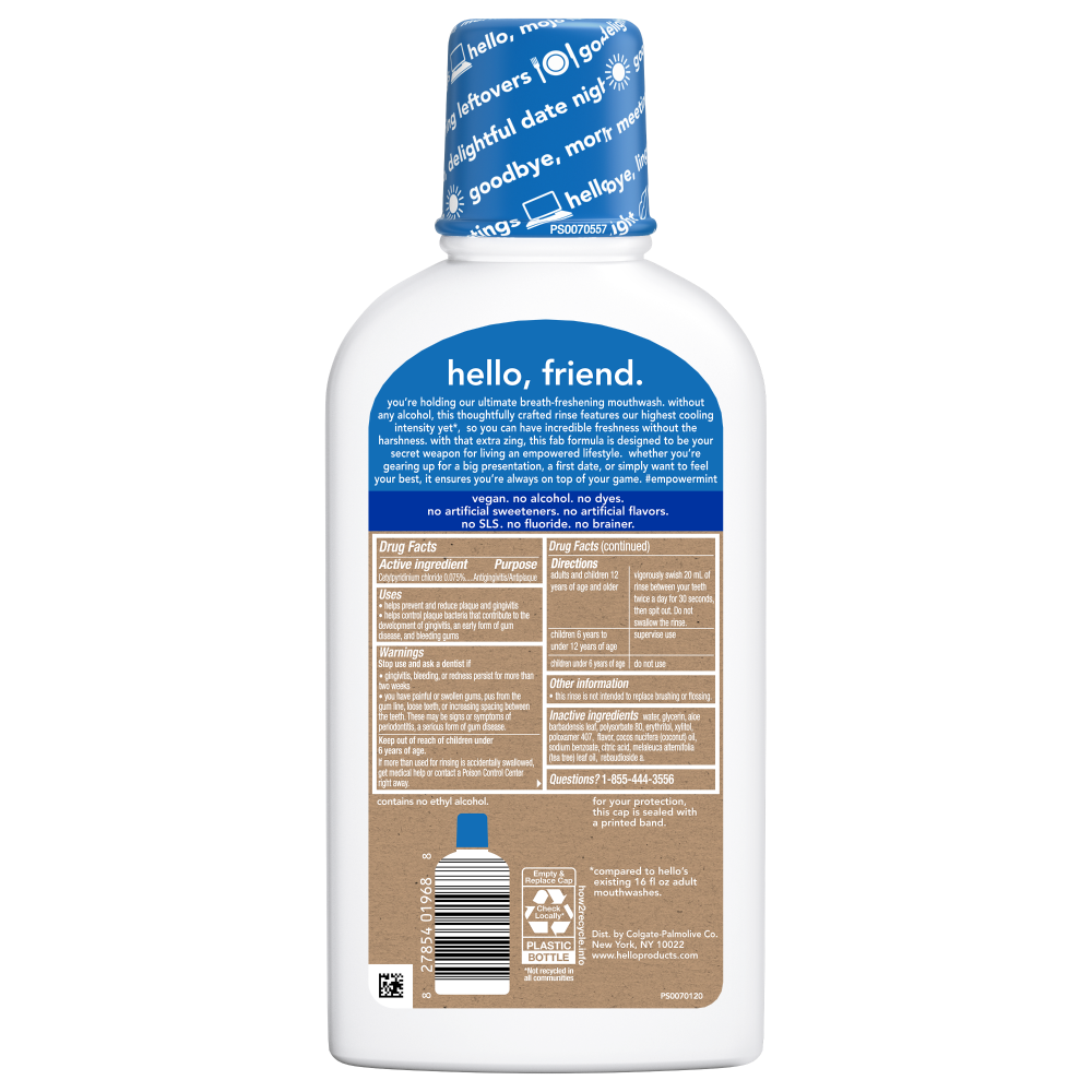 slide 3 of 3, Hello® Mouthwas Empower-mint, 16 fl oz