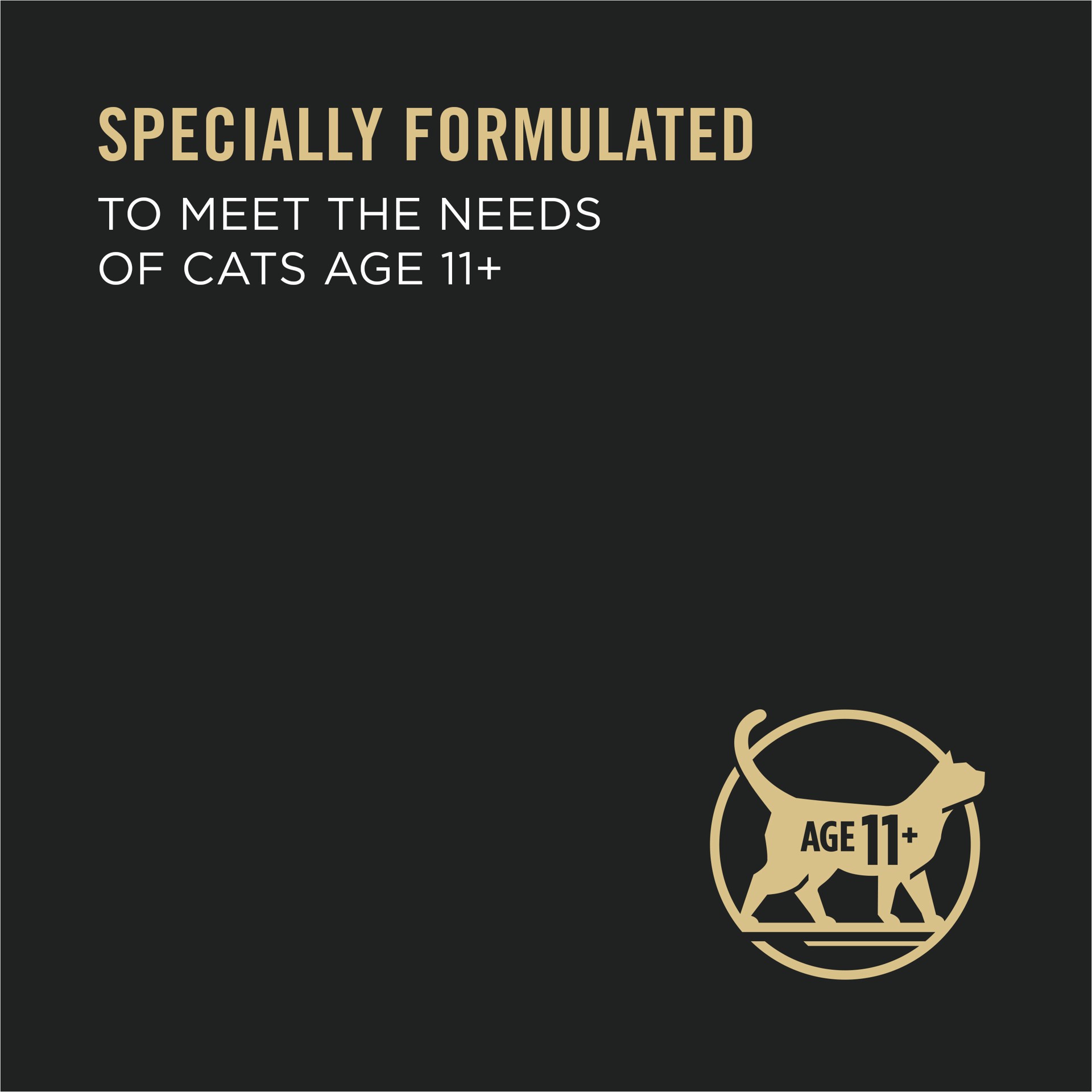 slide 3 of 8, Pro Plan Purina Pro Plan High Protein Senior Wet Cat Food Pate, SENIOR 11+ Chicken & Beef Entree, 3 oz