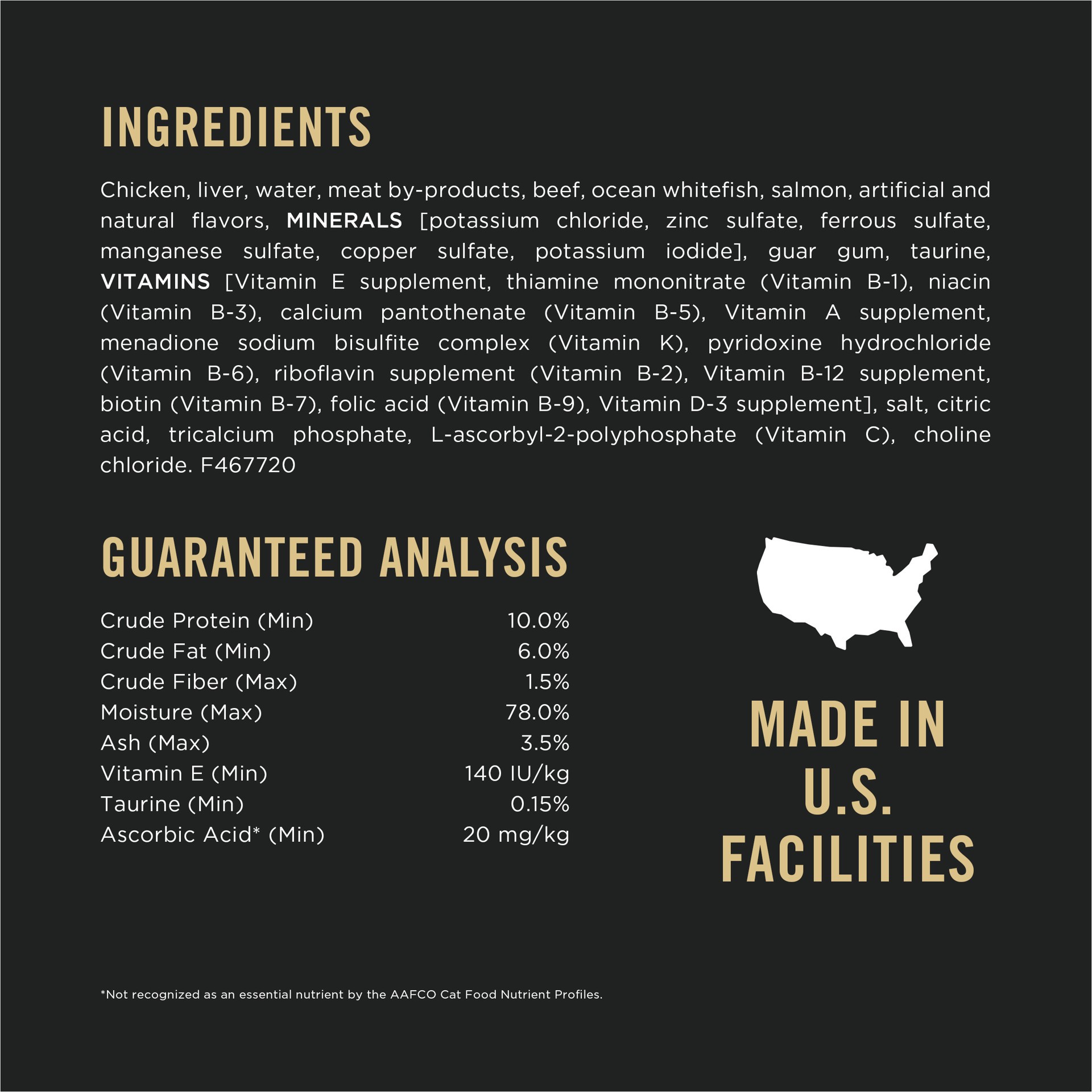 slide 4 of 8, Pro Plan Purina Pro Plan High Protein Senior Wet Cat Food Pate, SENIOR 11+ Chicken & Beef Entree, 3 oz