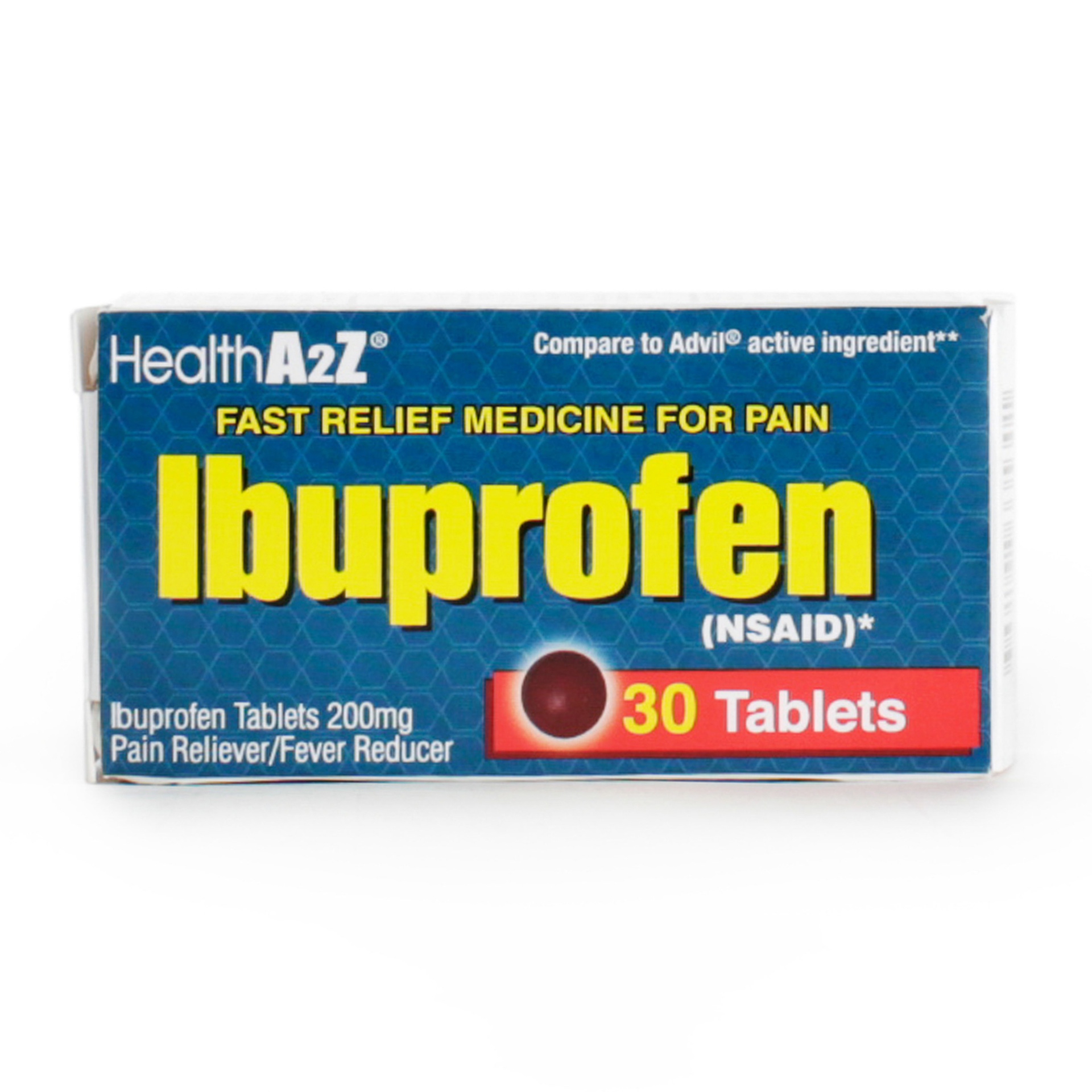 slide 1 of 1, Health A2Z Ibuprofen Tbs 200Mg, 30 ct