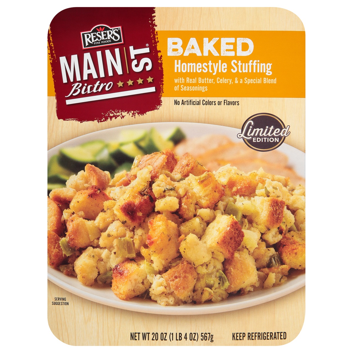 slide 1 of 4, Reser's Main St Bistro Stuffing, 20 oz