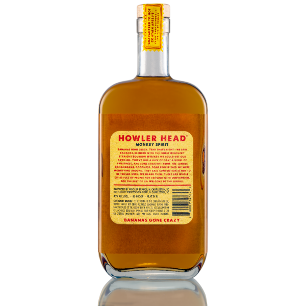 slide 3 of 10, Howler Head Kentucky Straight Bourbon Whiskey with Natural Banana Flavor 750 ml, 750 ml