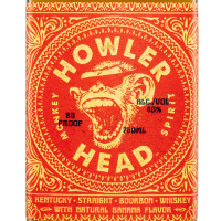 slide 10 of 10, Howler Head Kentucky Straight Bourbon Whiskey with Natural Banana Flavor 750 ml, 750 ml