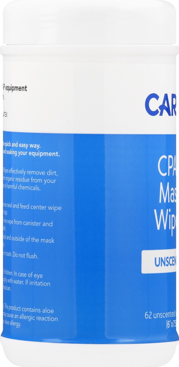 slide 8 of 11, Carex Cpap Mask Wipes, Unscented, 62 Ct, 62 ct