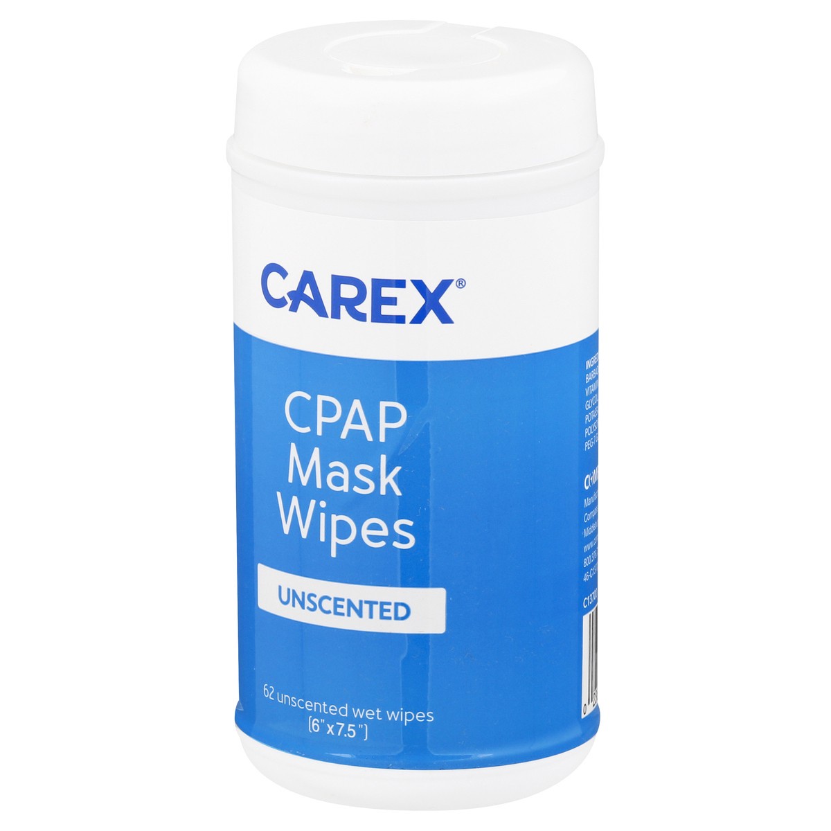 slide 3 of 11, Carex Cpap Mask Wipes, Unscented, 62 Ct, 62 ct